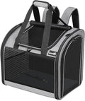Pecute Cat Backpack with Widened Interior Space, Upgraded Dog Backpack Carrier by pecute