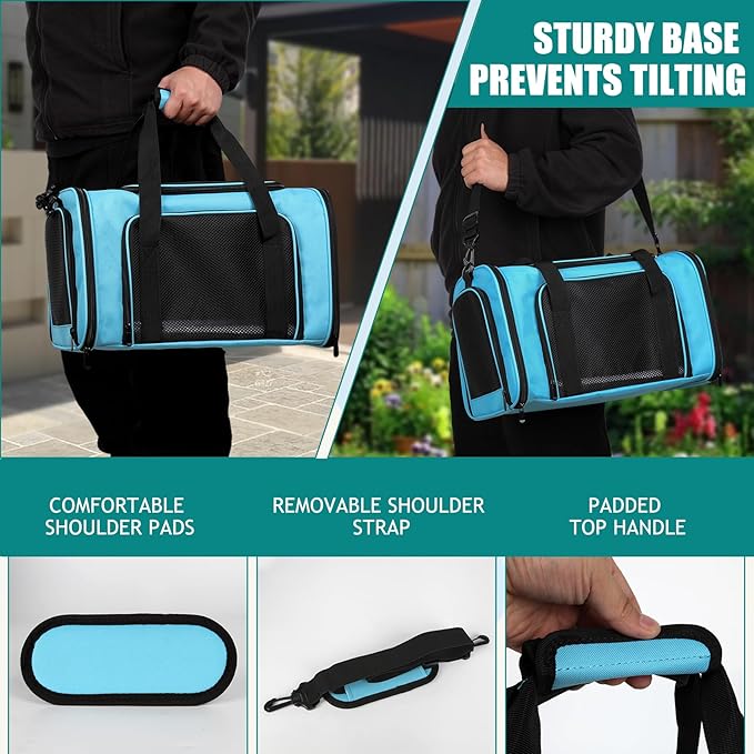 Top tasta Dog Cat Carrier Pet Carriers - Image 6