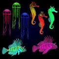 Patelai 8 Pcs Glow in The Dark Fish Tank Decorations Silicone Floating by Patelai