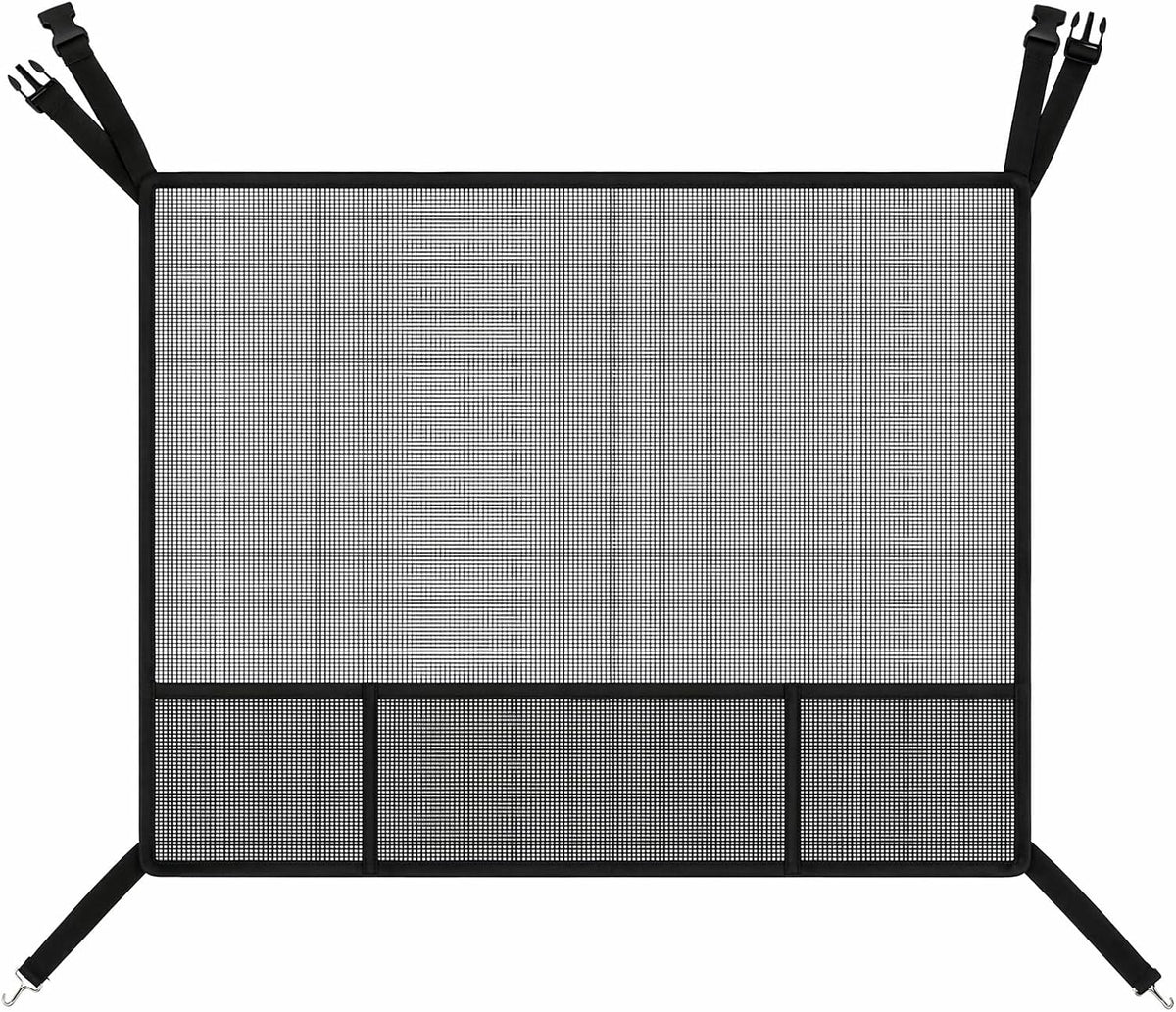 Dog Car Barrier Dog Net for Car Pet Divider Net for Cars and SUVs, Black