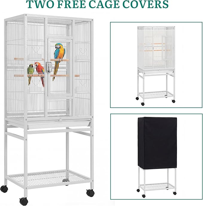 YITAHOME 53.9 inches Metal Bird Cage - Image 3