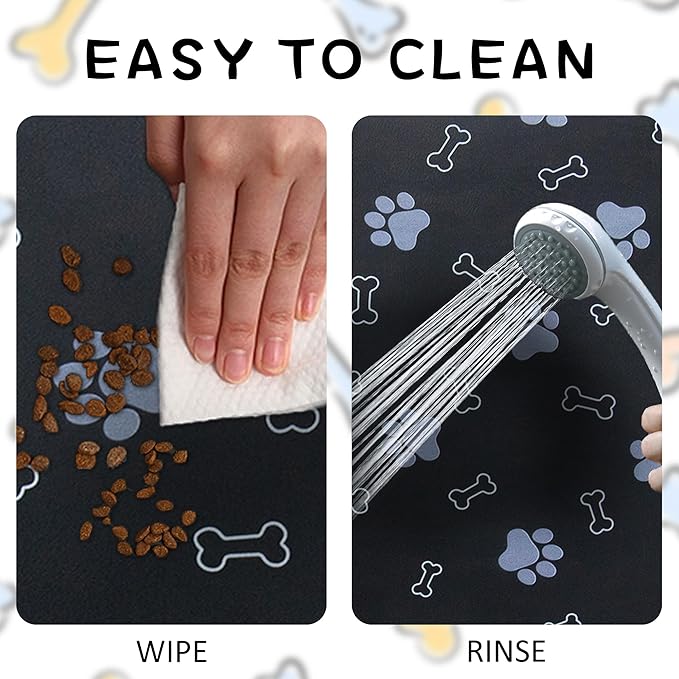 Pet Cat Dog Food Mat Non Slip Mat - Image 3
