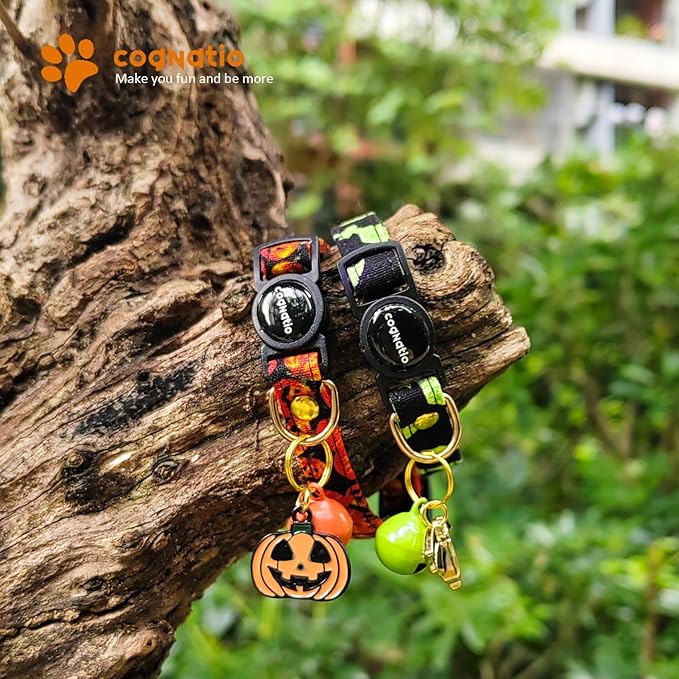 2 Pack Cotton Breakaway cat Collars - Image 2