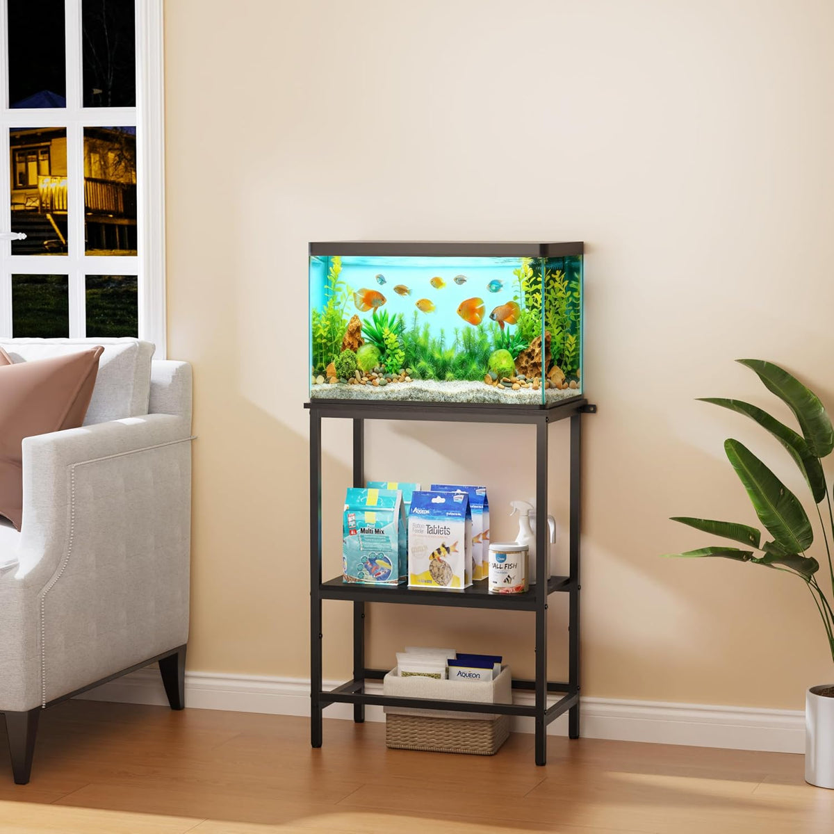 5 & 10 Gallon Fish Tank Stand for Standard Tanks