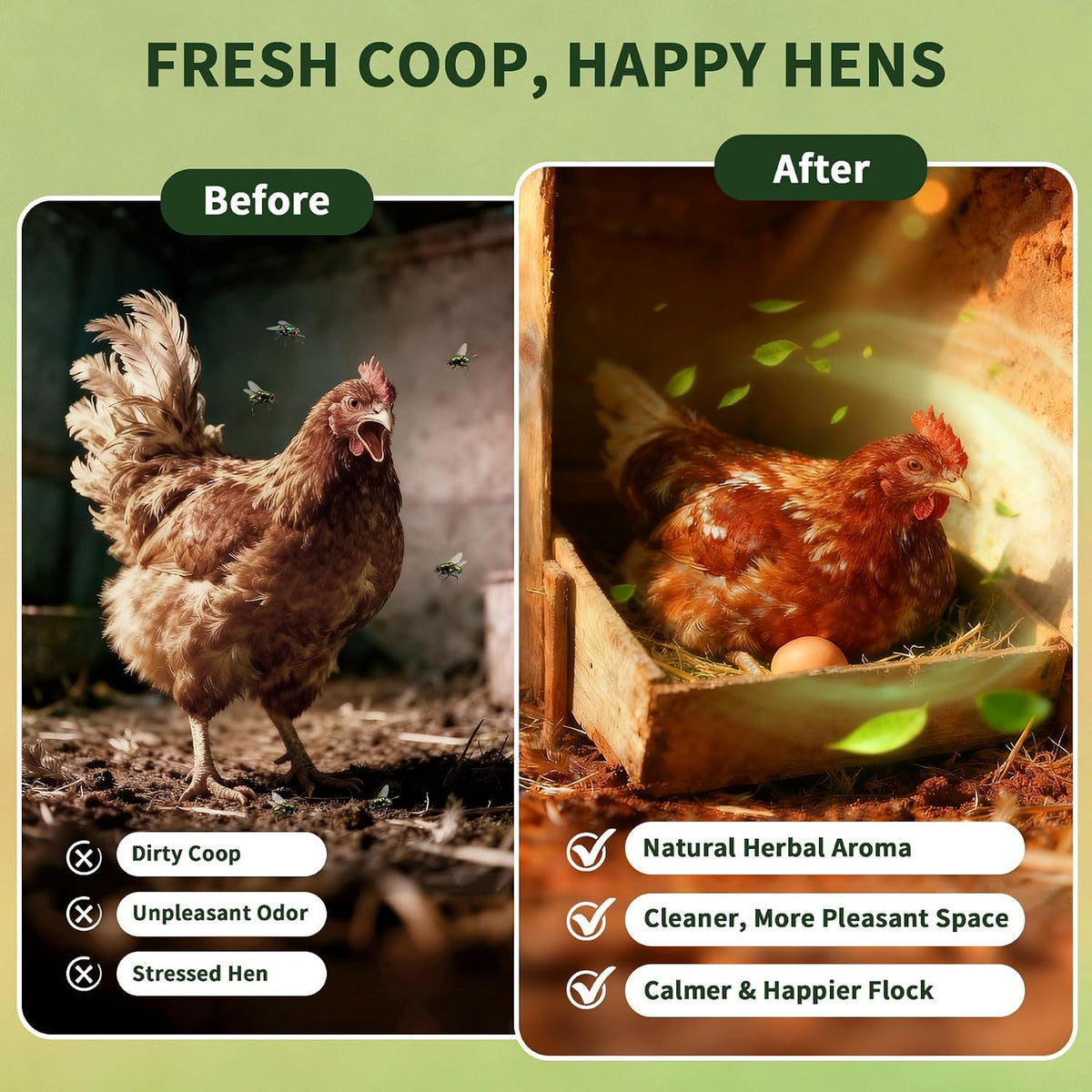 BGraceyy Chicken Nesting Herbs 16 oz – 11 Natural Dried Herb Blend with Marigold for Chicken Coop & Roost Refresh, Nesting Box & Dust Bath, Supports Natural Nesting Behavior