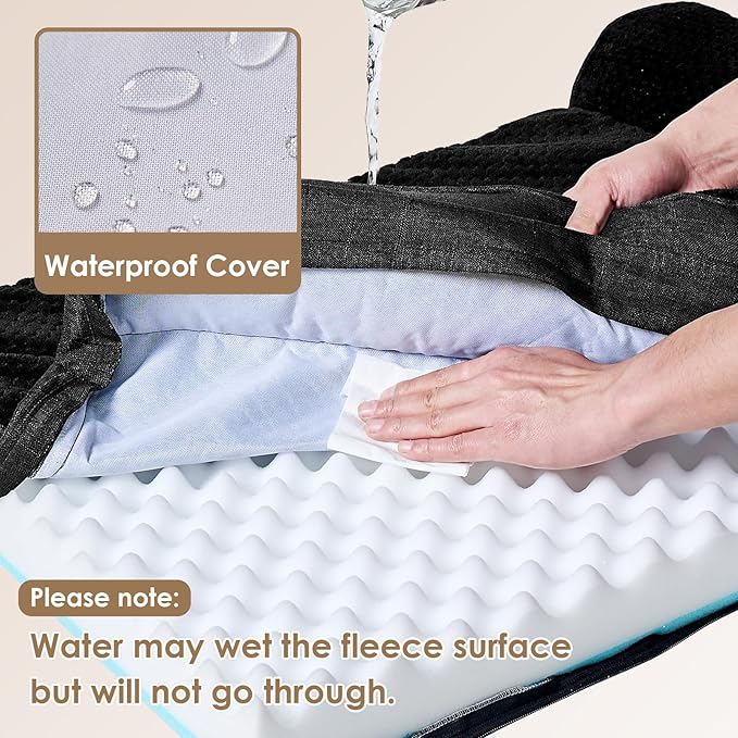 EHEYCIGA Extra Large Dog Bed Othorpedic, Memory Foam XL Dog Bed - Image 3