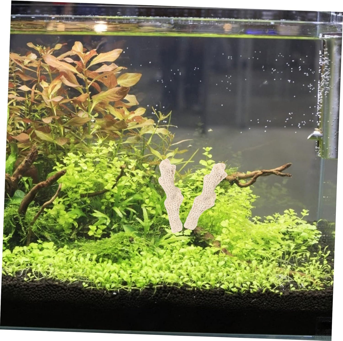 Ipetboom Crushed Coral for Freshwater Aquarium with Reusable Mesh Bag