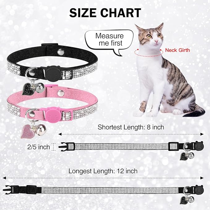 Rhinestone Cat Collar Breakaway - Image 4