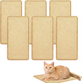 6 Pcs Cat Scratcher Mat, Sisal Cat Scratching Pad Scratch Mat by MOSIOBERDAVIAN