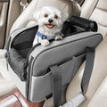 PETSFIT Multipurpose Console Dog Car Seat, Portable Small Dog Car Seat by Petsfit