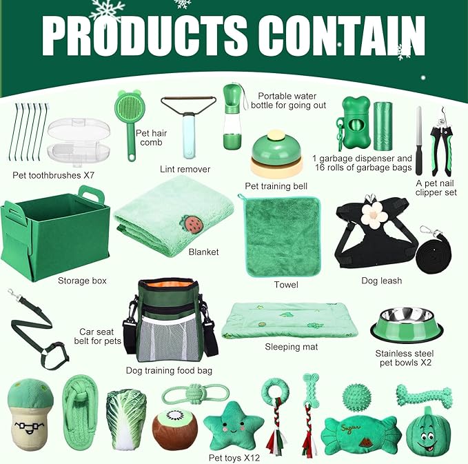 Abbylike 50 Pcs Puppy Supplies Starter Kit - Image 6