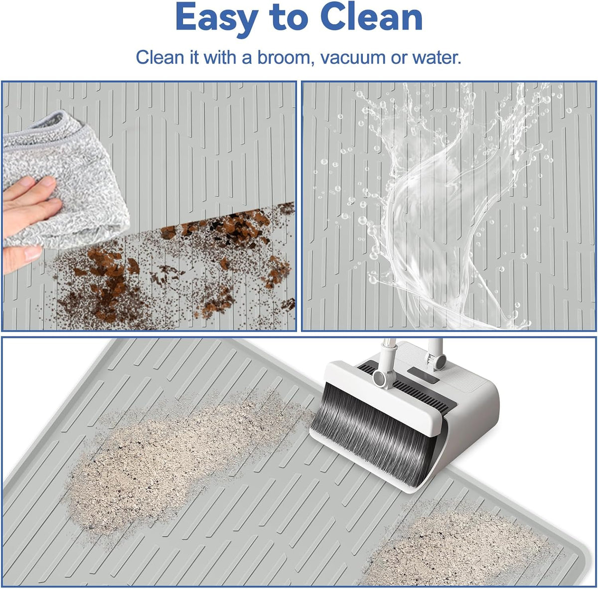 Silicone Pet Cage Liner Mat, 24" x 24"