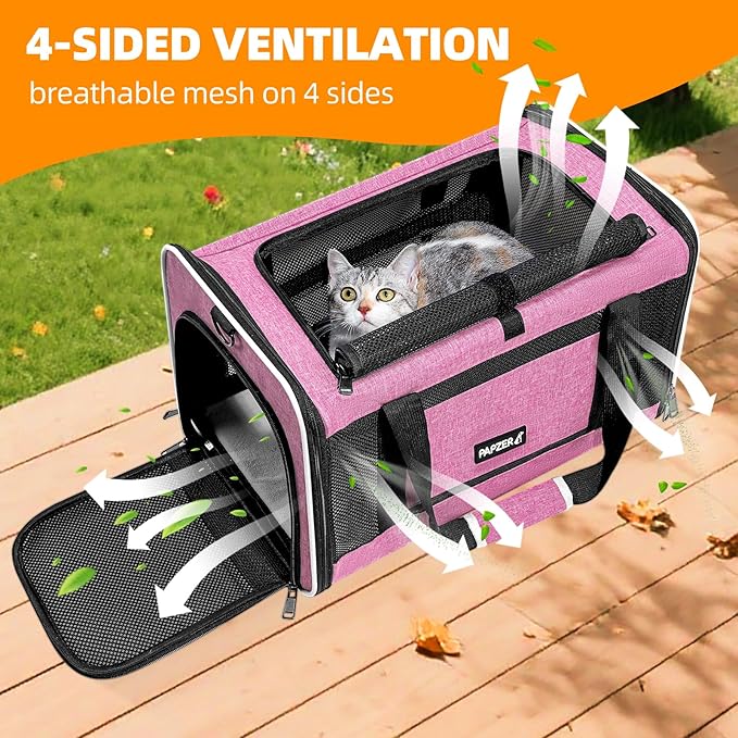 Cat Carrier Soft-Sided Travel Bag - Image 4