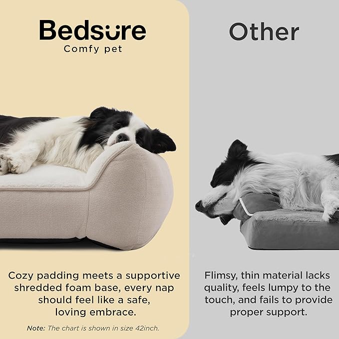 Bedsure SupportMax™ XL Plus Orthopedic Dog Beds Large Sized Dog - Image 3