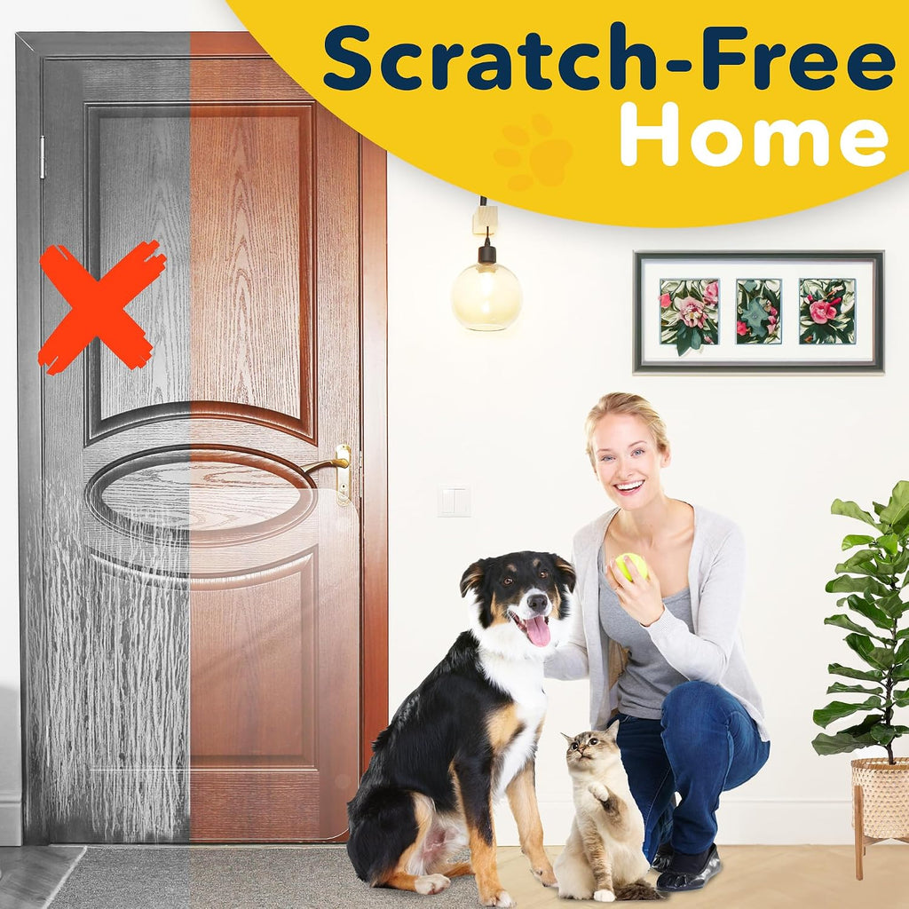 PROTECTO Door Protector from Dog Scratching, 30x20 - Door Scratch Guard