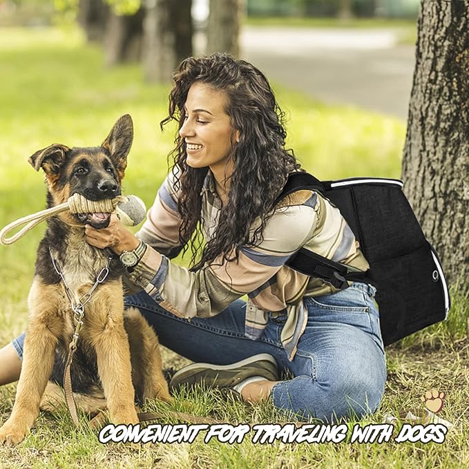 BAGLHER丨Dog Travel Bag Backpack, Airline Approved Pet Supplies Backpack - Image 7