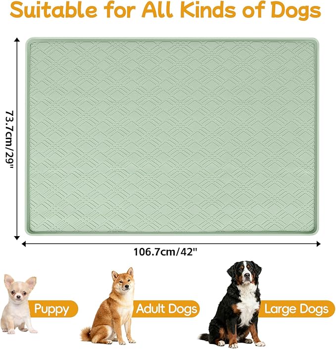 Lanstics Dog Food Mat, Floor Protection - Image 2