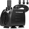 VIVOSUN 480GPH Submersible Water Pump, Fountain Pump with 7.2ft High Lift