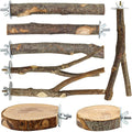 8 PCS Natural Bird Perch Set by Unknown