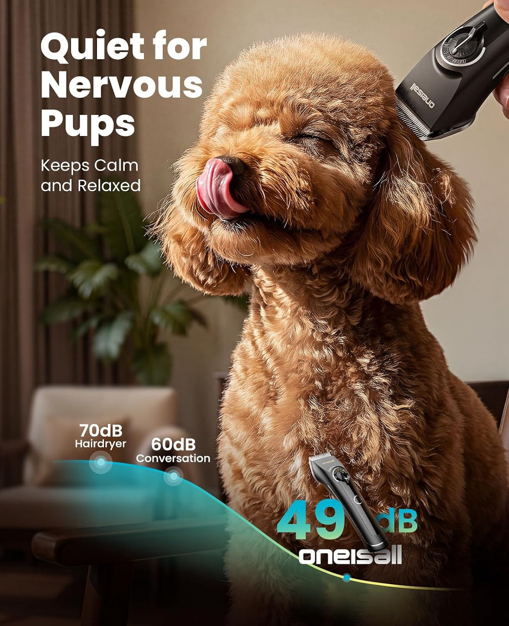 oneisall Dog Clippers for Grooming Thick Heavy Coats