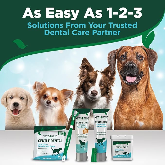 Vet's Best Dog Toothpaste & Toothbrush Kit - Image 7
