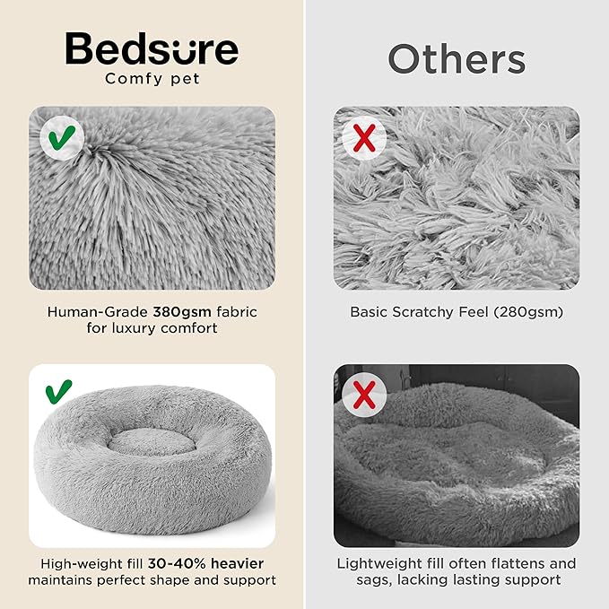 Bedsure Calming Dog Bed for Small Dogs - Image 3