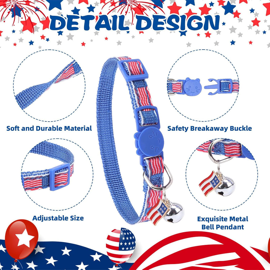 PUPTECK Cat Collar Breakaway with Bells, Kitten Outfit