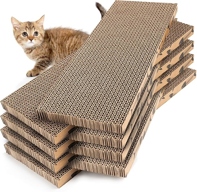 Mini Cat Scratching Board Small Cat Scratcher Cardboard Cat Scratch pad Cat by Unknown