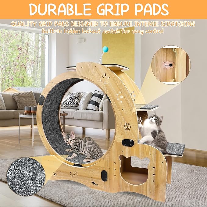 6-in-1 Cat Exercise Wheel - Image 7