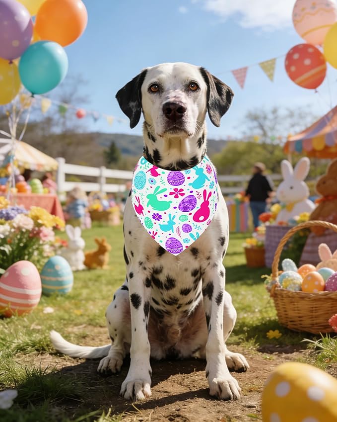 PET SHOW 50 Pack Easter Dog Bandanas Bulk - Image 8