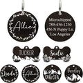 UltraJoys Stainless Steel Pet ID Tag Dog Name Tags Personalized Front and Back by UltraJoys