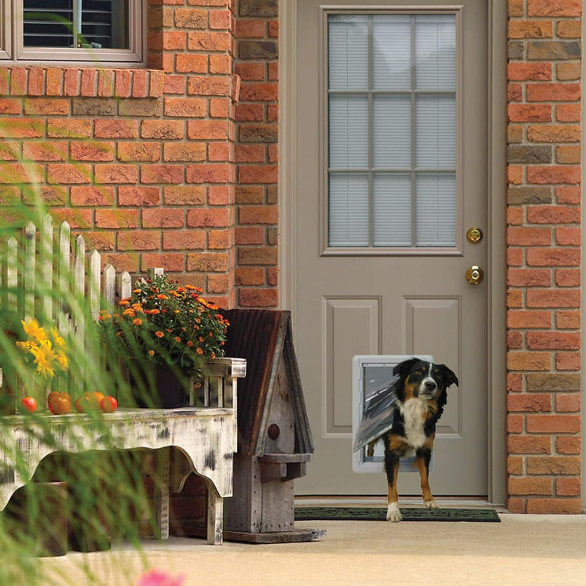 Ideal Pet Products Designer Series Ruff-Weather Pet Door, Large