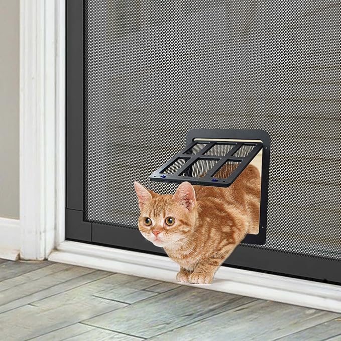 NAMSAN Cat Screen Door, Flap Opening 8.3 x 10.3 inches, Doggie Door - Image 8