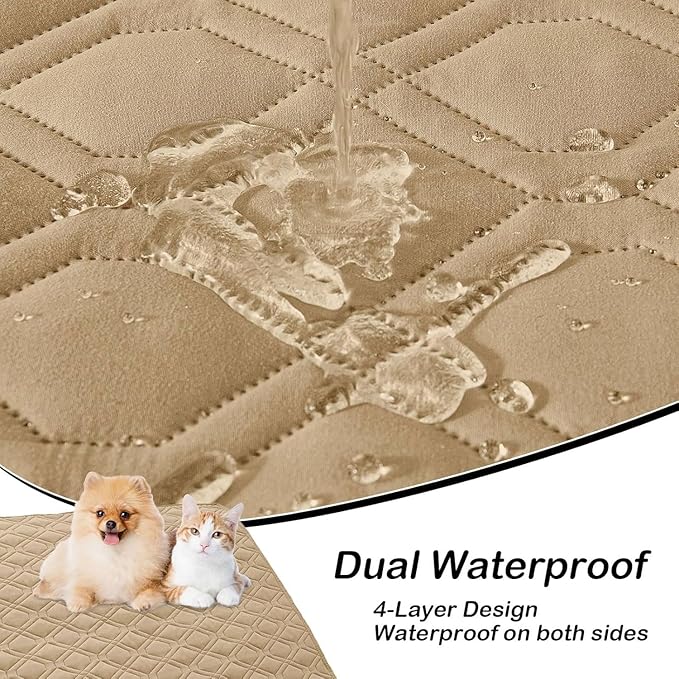 hyha Waterproof Dog Bed Blanket, Soft Pet Blankets, Waterproof Couch Cover - Image 3