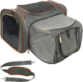 Mr. Peanut's Expandable Airline Approved Soft Sided Pet Carrier, Luxury Travel by MrPeanuts