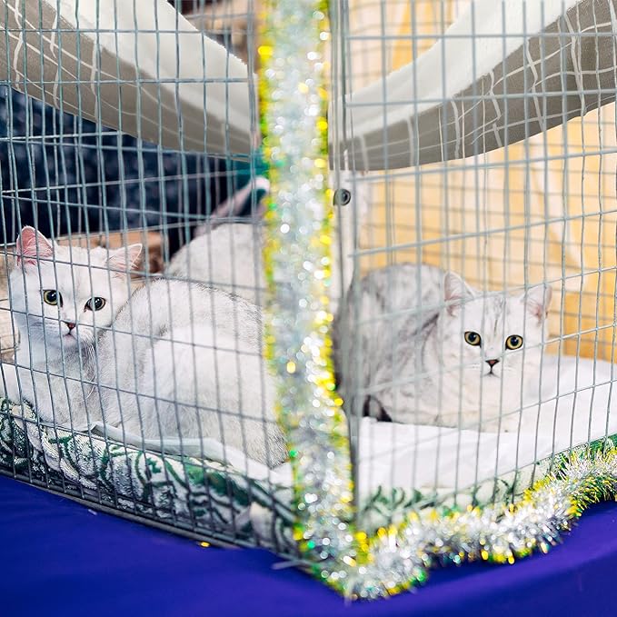 Jetec 2 Pack Cat Hammock for Cage, Catio Accessories Reversible Soft Cats Bed - Image 2