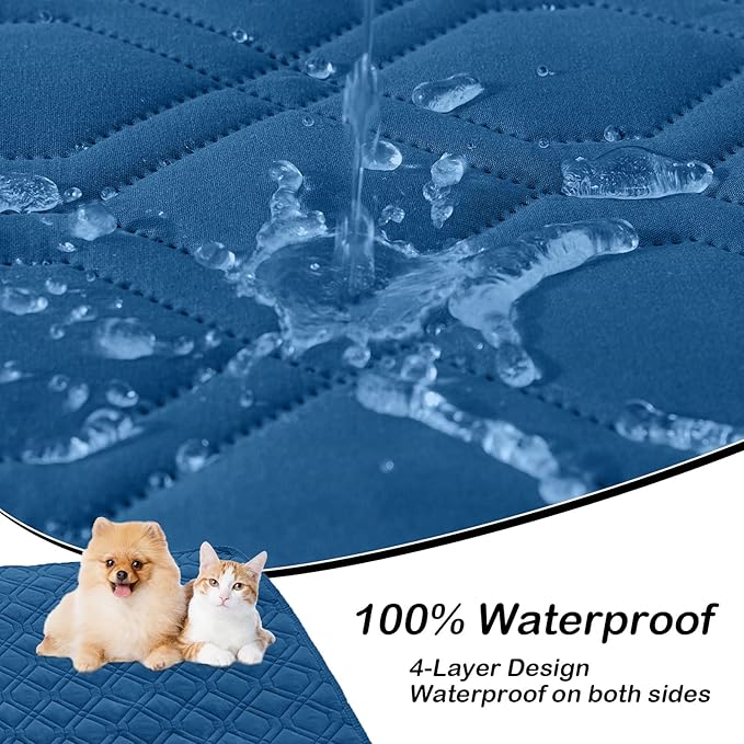 hyha Waterproof Dog Bed Blanket, Soft Pet Blankets, Waterproof Couch Cover - Image 2