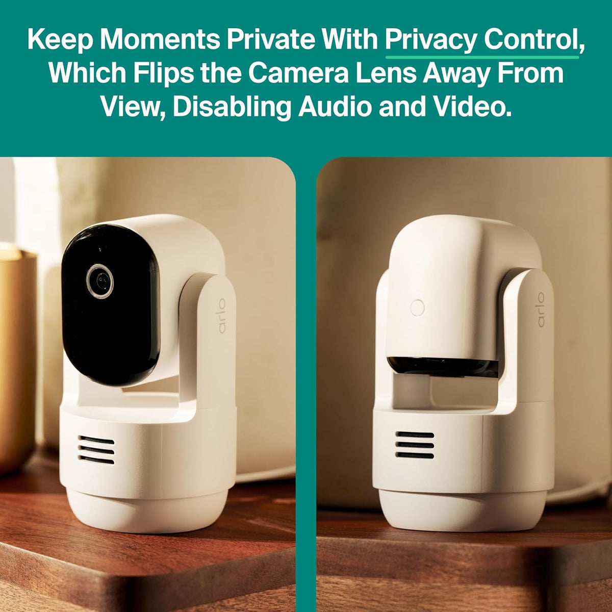 Arlo Essential Indoor Pan Tilt Zoom Security Camera 2K Wired - 1-Cam