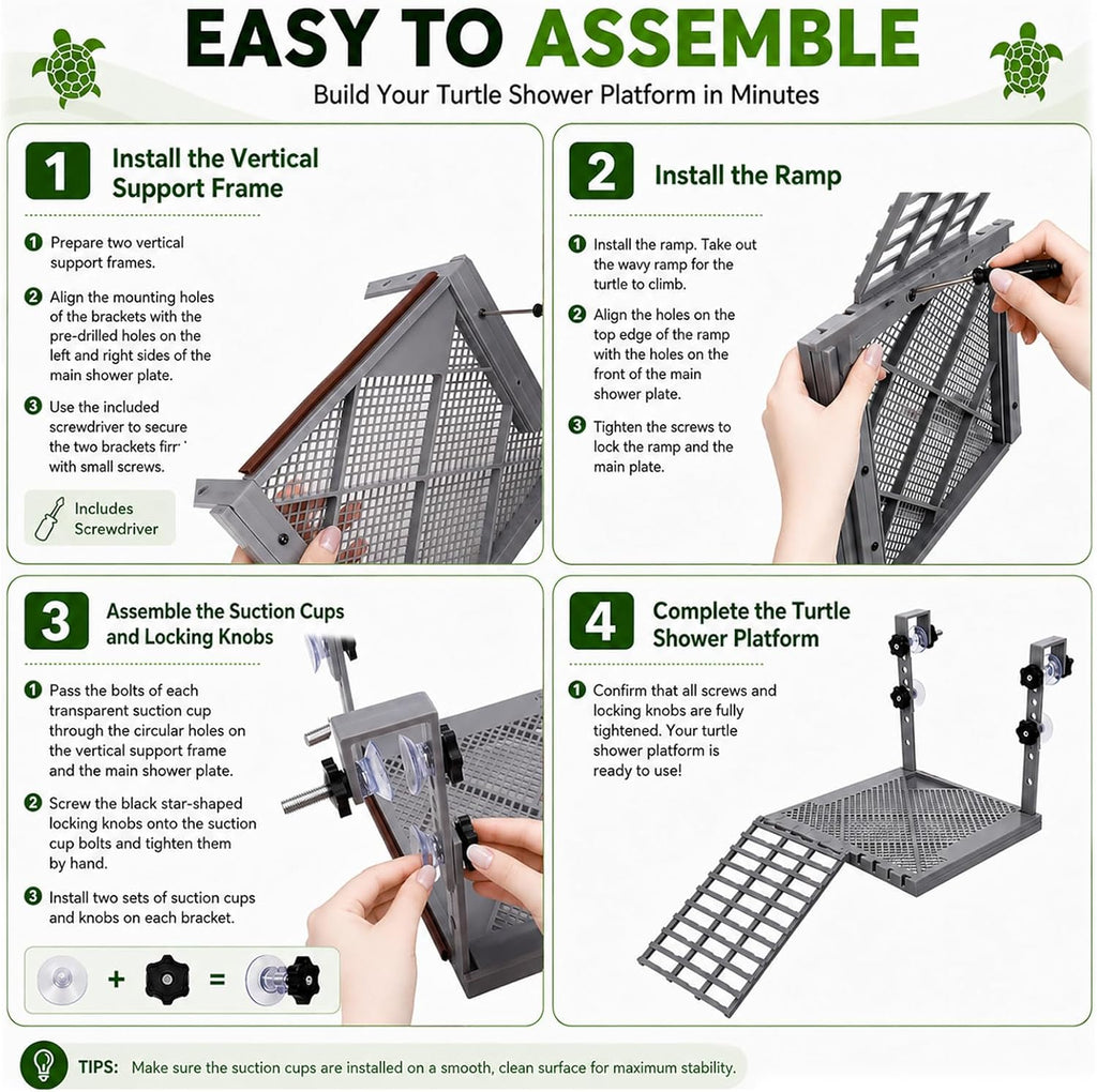Hanging Turtle Basking Platform, Frog Turtle Resting Accessories