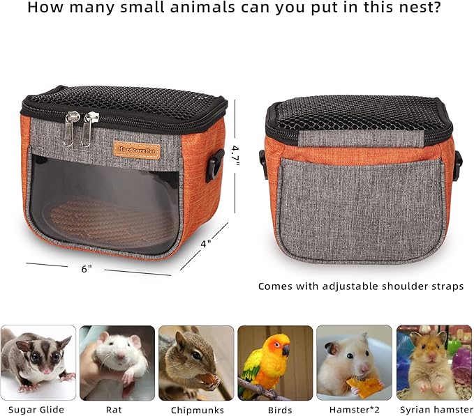 Small Pet Carrier Bag, Breathable & Portable – Small Animal Travel Bag - Image 3