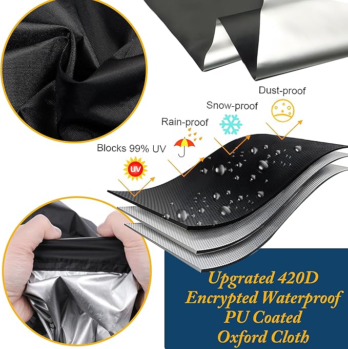 Universal Bird Cage Cover, Pet Cage Cover, 100% Shading Oxford Cloth - Image 5