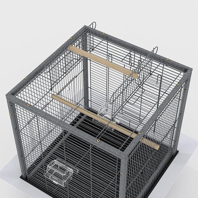 Garvee Small Bird Cage with Playground Stand, 20 Inch High Travel Bird Cage - Image 8