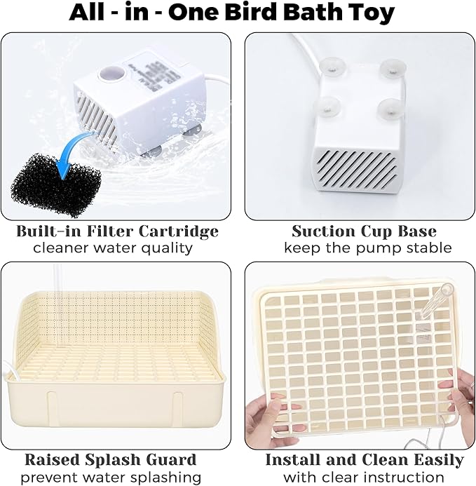 Automatic Parakeet Bird Bath - Image 5