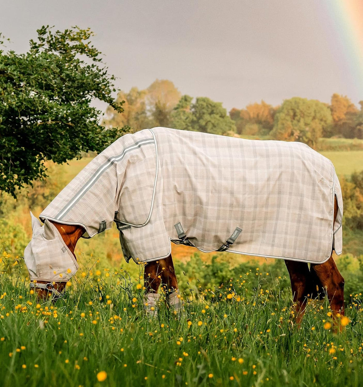 Horseware® Newmarket Plus Fly Sheet - Witney Charcoal, 84 inches