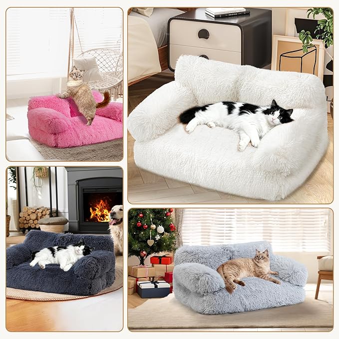 Cat Beds for Indoor Cats, Dog Couch Bed, Cute Cat Couch Sofas, Small Dog Sofas - Image 7