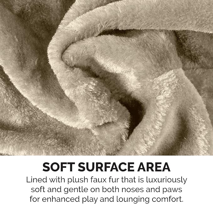 Furhaven 49.5" Tall Cat Tree for Indoor Cats, Ft. Sisal Scratching Posts - Image 7