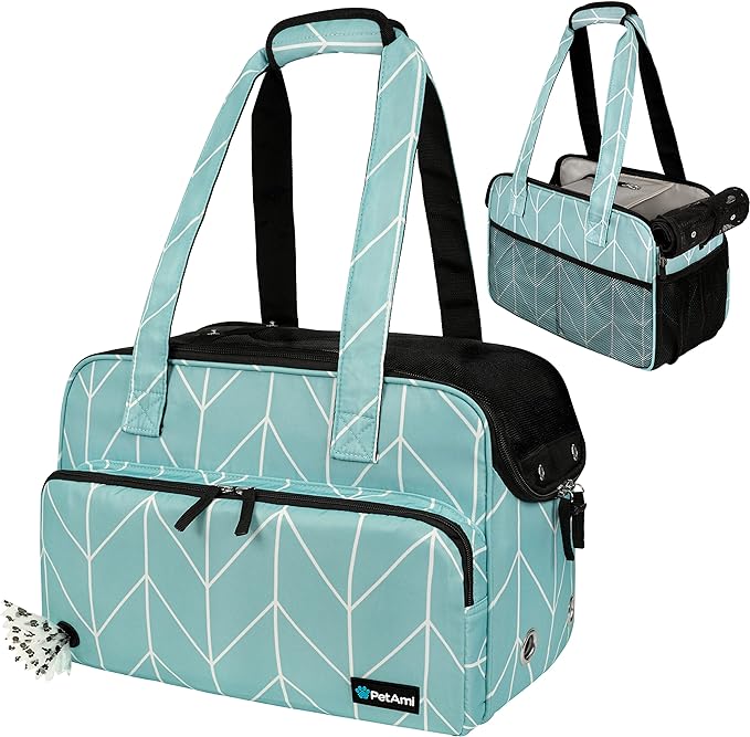 PetAmi Small Dog Purse Carrier, Soft-Sided Pet Carrier Bag by PetAmi
