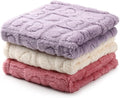 Tegeme 3 Pcs Small Dog Blanket 280 GSM Washable Pet Bed Cover Soft Fluffy Puppy by Tegeme