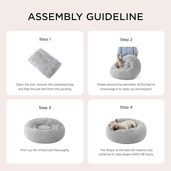 Bedsure Calming Dog Bed for Medium Dogs - Image 6