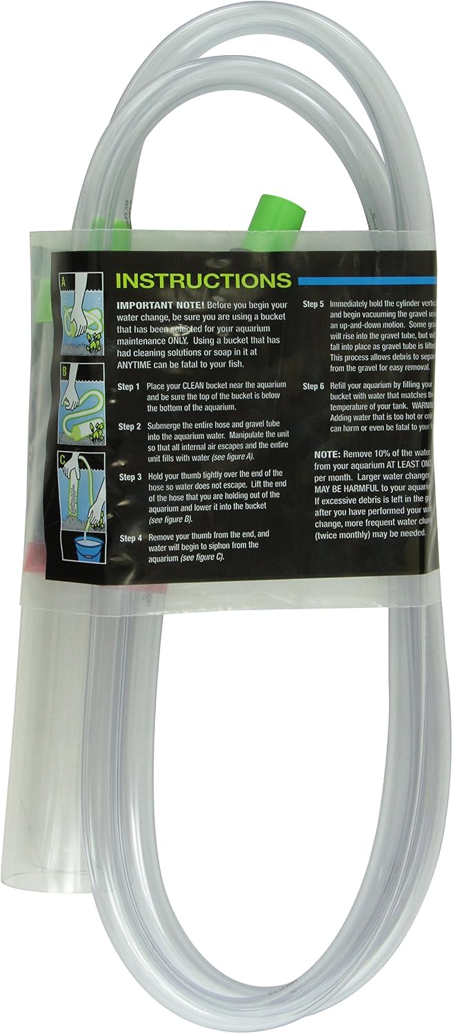 Python Pro-Clean Aquarium Gravel Washer/Siphon Kit, Medium with Siphon Squeeze